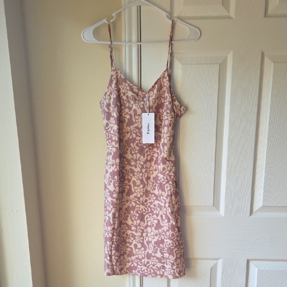 Rhythm Dress L Drifter Floral Mini Dress NWT $90 - Picture 2 of 7